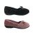 Grosby Gracie Ladies Slippers Slip On Soft Floral Pattern Velour Bow Lined