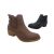 Ladies Boots Inniu Catwalk Harly Short Pull On Ankle Boots Elastic Side