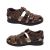 Woodlands Hector Mens Sandal Shoe Leather Upper Covered Toe Hook and Loop Tab