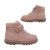 Grosby HenriG Little Girls Ankle Boots Strap Elastic Laces Padded Collar