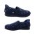HomyPed Clip In Ladies Slipper Step-in back Double Elastic Soft Fabric Navy