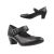 Ladies Shoes Grosby Isli Black Classic Mary Jane Buckle up Work Shoe Heel
