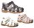 Girls Shoes Grosby Bindi White Navy or Pink Leather Sandals 4-12 Covered Toe New