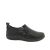 Bellissimo Joan Ladies Shoes Work Shoe Slip On Black Flat Lightweight-Black-5