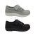 Lorella Julie Ladies Casual Hook and Loop Elastic Lace Adjust Light Comfy Work