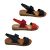 Jemma Keiley Ladies Leather Sandals Wedge Slingback with Elastic Soft Insole