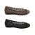Bellissimo Lola Ladies Ballet Flats Low Cut Slip On Patent Upper with Cutouts 