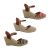 No! Shoes Lollypop Ladies Espadrilles Wedge Sole Closed Toe Buckle Strap