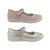 Girls Shoes Surefit Evie Leather Mary Jane Flats Hook and Loop Size EU 27-35