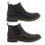 Mens Boots Borelli Ricardo Leather Elastic Ankle Boot Formal Work Black Tan 7-12