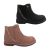 Girls Shoes Miss Sachi Marley Boots Leather Ankle Length Zip side Elastic 