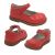 Grosby Mousey Little Girls Mary Jane Shiny Dress Shoe Adjustable Strap