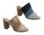 No! Shoes Panel Ladies Mules High Heel Dress shoe Multi Panel Slip On