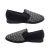 Grosby Peter Grosby Mens Slippers Slip on Tweed Front with Elastic