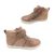 Grosby Prudence Little Girls Cute Casual Sparkily Ankle Boot Hook and Loop Zip 