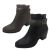 Bellissimo Fern Ladies Shoes Ankle Boot Side Zip Snake Trim detail Mid Heel