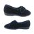 Grosby Rosie Ladies Slippers Rose Pattern Velour Tab Close Everyday Slipper