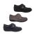 Jemma Ruby Ladies Leather Casual Comfort Shoe Wide Fit Single Tab Light