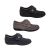 Jemma Ruby Ladies Shoes Leather Casual Comfort Wide Fit Single Tab Flat Sole