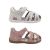 Grosby Sancia Little Girls Sandals Shoes Leather Lined Heel In Covered Toe Ankle Strap