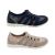 Step On Air Sonya Ladies Shoes Zip Top Elastic Flat Casual Comfort