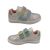 Grosby Sprinkle Girls Shoes Casual Sneaker Hook and Loop Glitter Straps