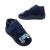 Surefit Tractor Little Boys Toddler Slippers Velour Upper Tab Adjust Embroidered Top