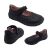 Girls Shoes Surefit Alannah Leather Mary Jane Hook and Loop Flat Sole 
