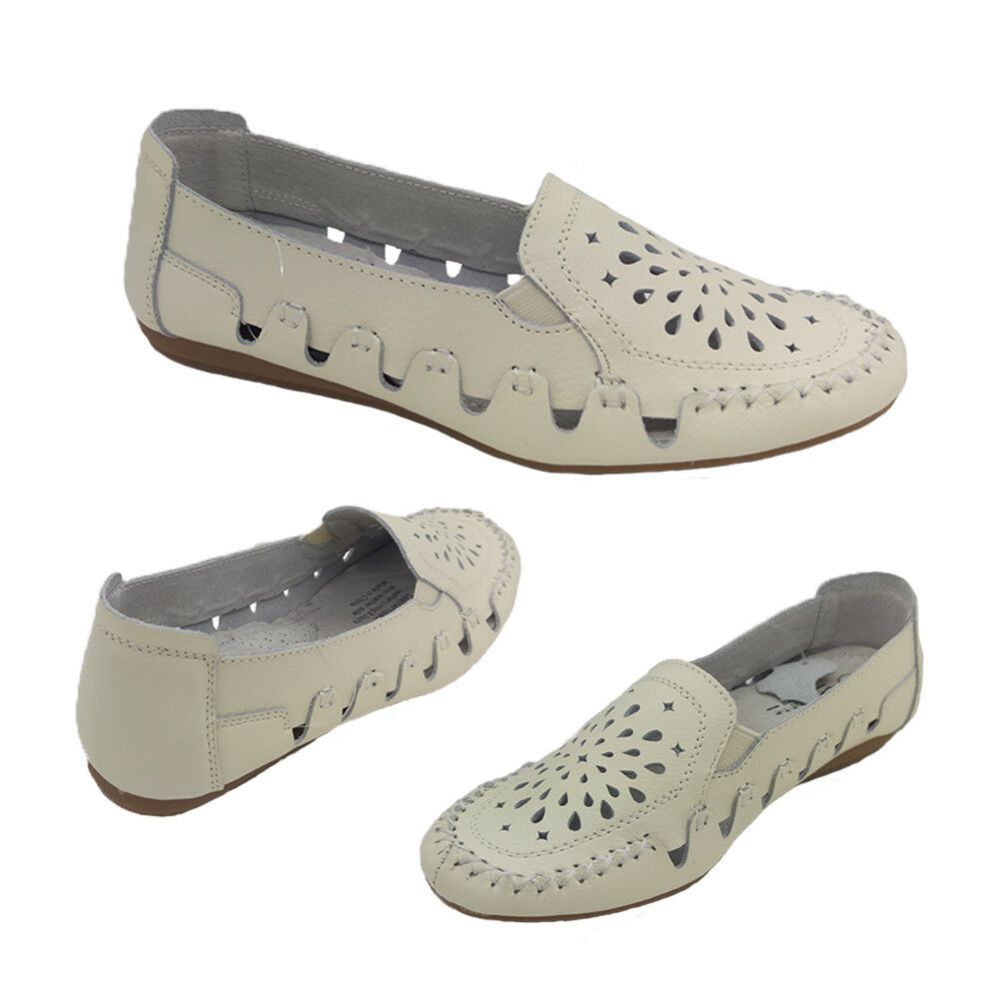 soft leather slip on shoes womens
