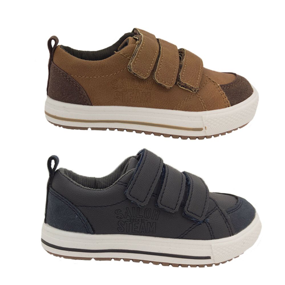 Details about   Boys Shoes Grosby Hoxton Casual Shoe Sneaker Hook and Loop Runners Size 10-3