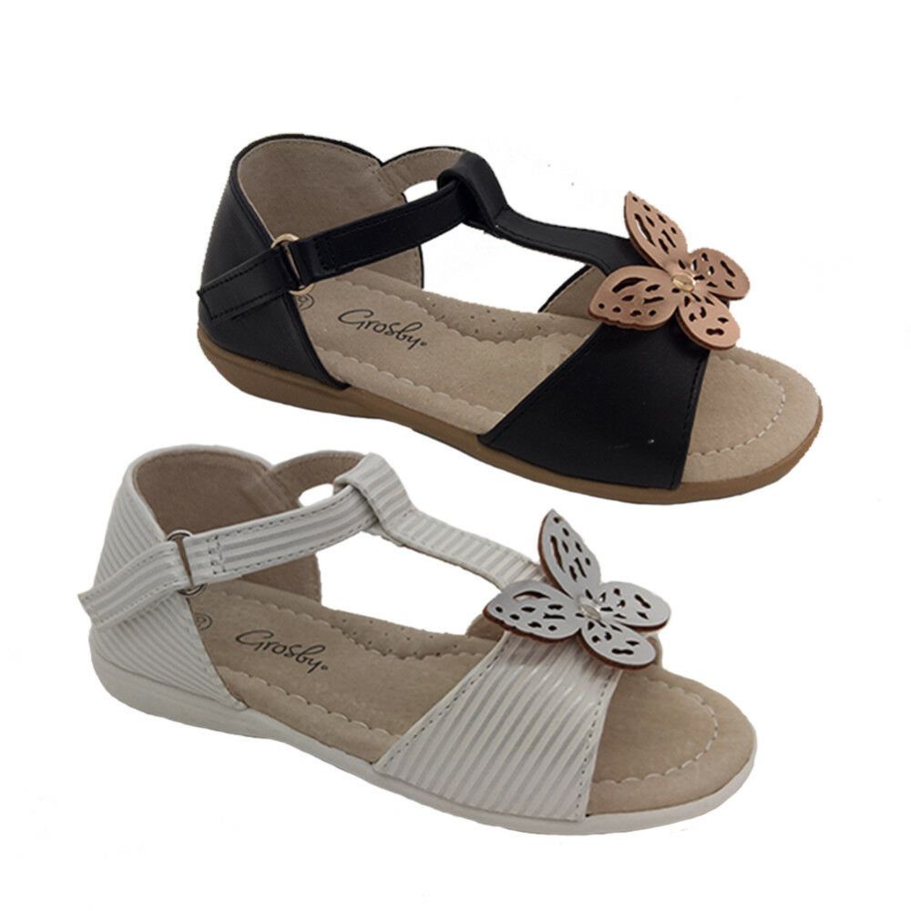 girls white sandals size 13