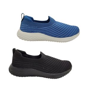 Activ Luisa Ladies Shoes Slip On Casual Fly Knit Top Pull On Light Sole Soft Insole