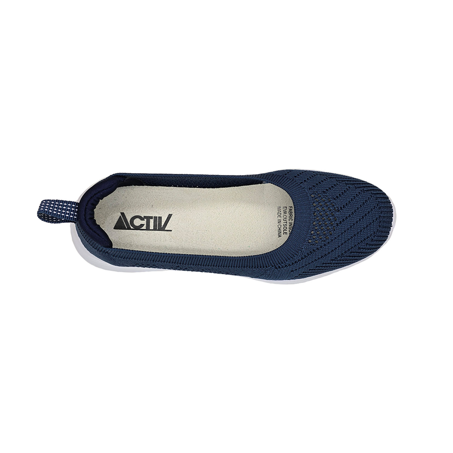 Activ Lily Ladies Shoes Casual Slip on Knit Top Light Sole Flexible Comfort - Picture 13 of 18