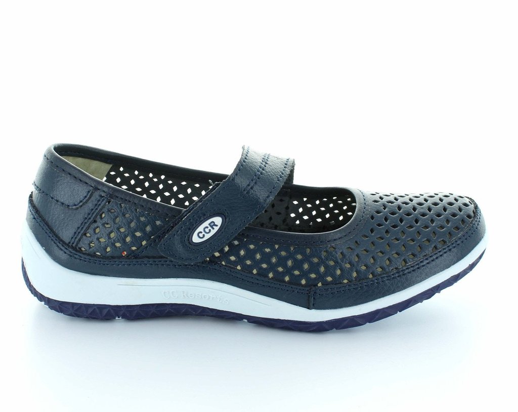 LADIES SHOES/FOOTWEAR CC Resorts Star navy mary jane style shoe