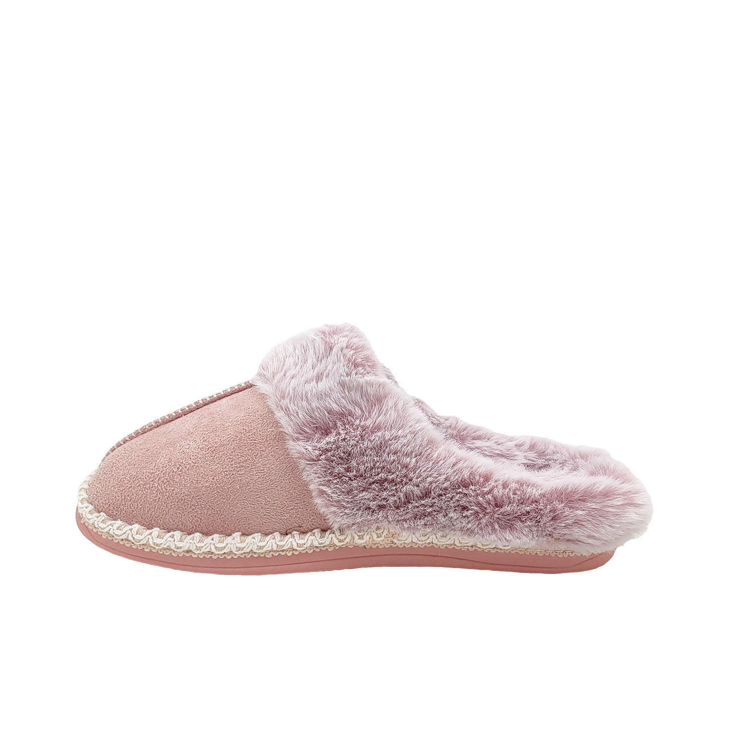 Grosby Trident Ladies Slippers Slip on Scuff Soft Fluffy Lined Solid Sole - Picture 10 of 17